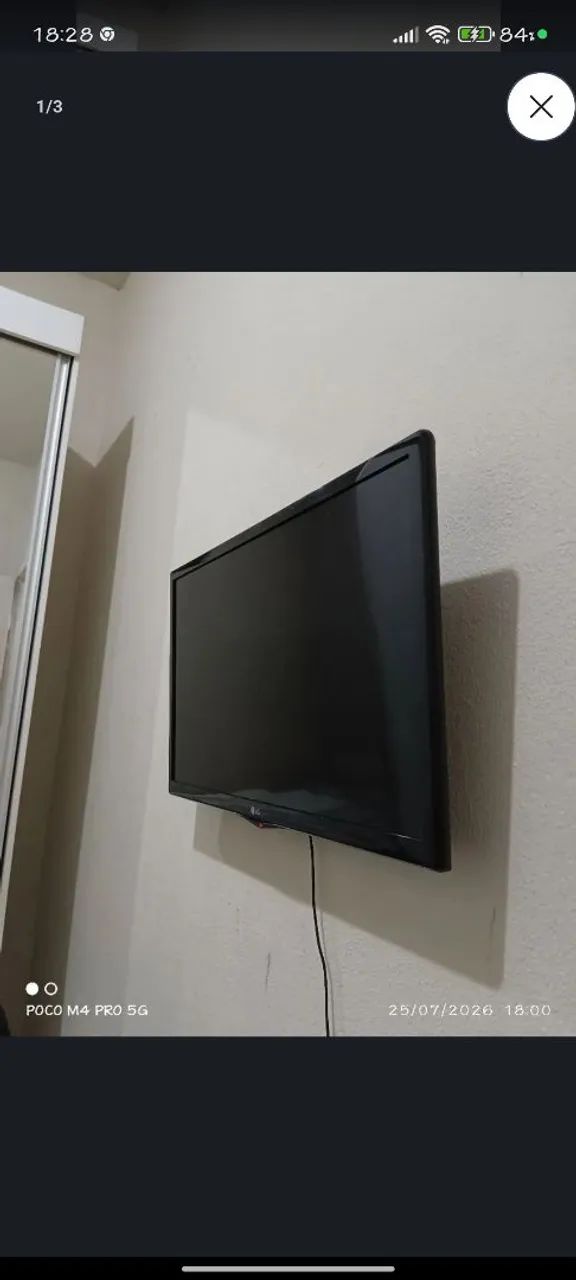Tv Samsung 24polegadas, não é smarte tv 