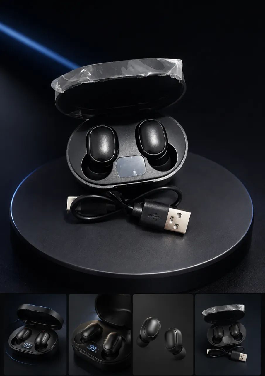 Fone de Ouvido Bluetooth E6S - Som de Qualidade e Liberdade Total