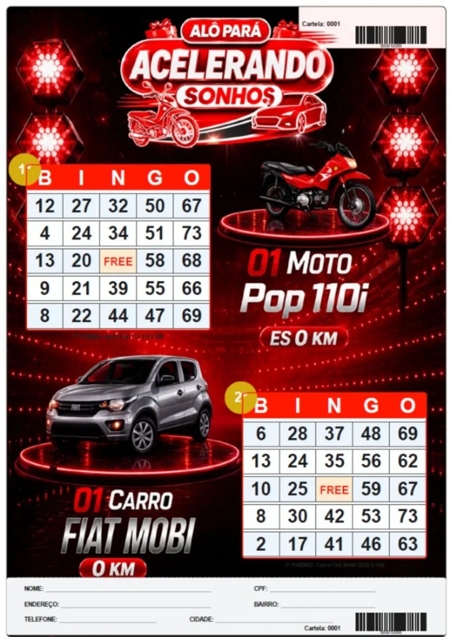 20 MIL CARTELAS DE BINGO EM PDF