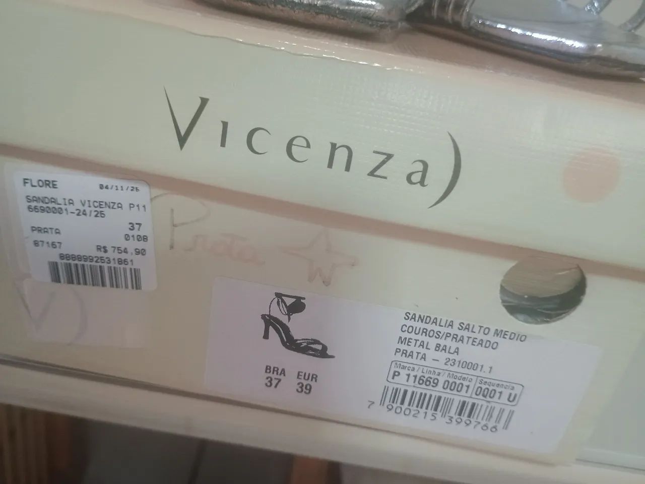 Sandália nova Vicenza  - Foto 5