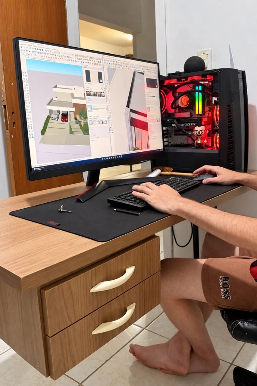 Mesa para computador / escritório - R$ 350 - Foto 3