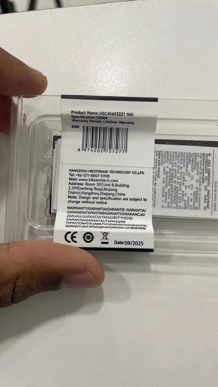 Pente 16Gb RAM 3200Hz  - Foto 2
