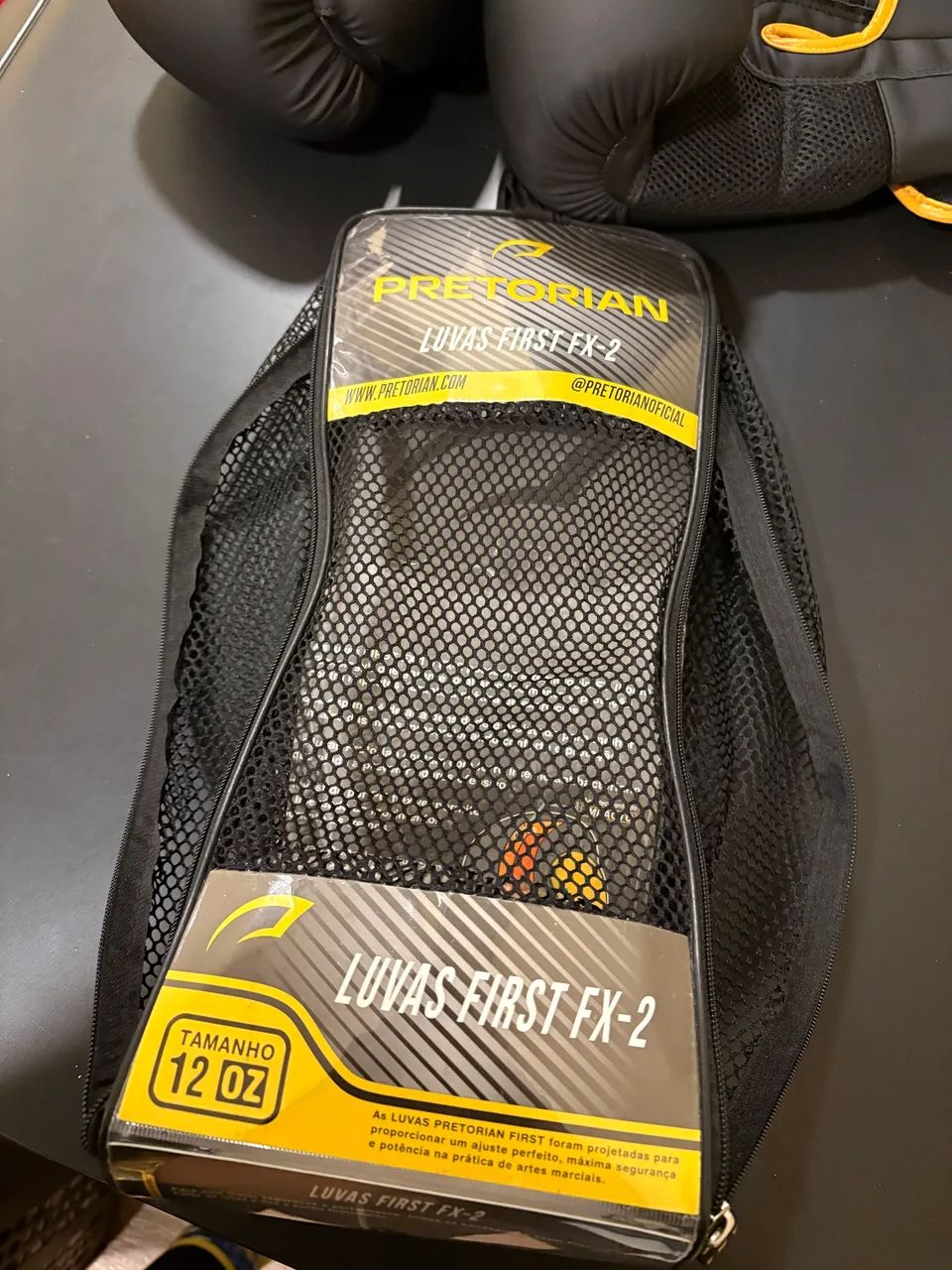 LUVA DE BOXE 12oz PRETORIAN - Foto 2