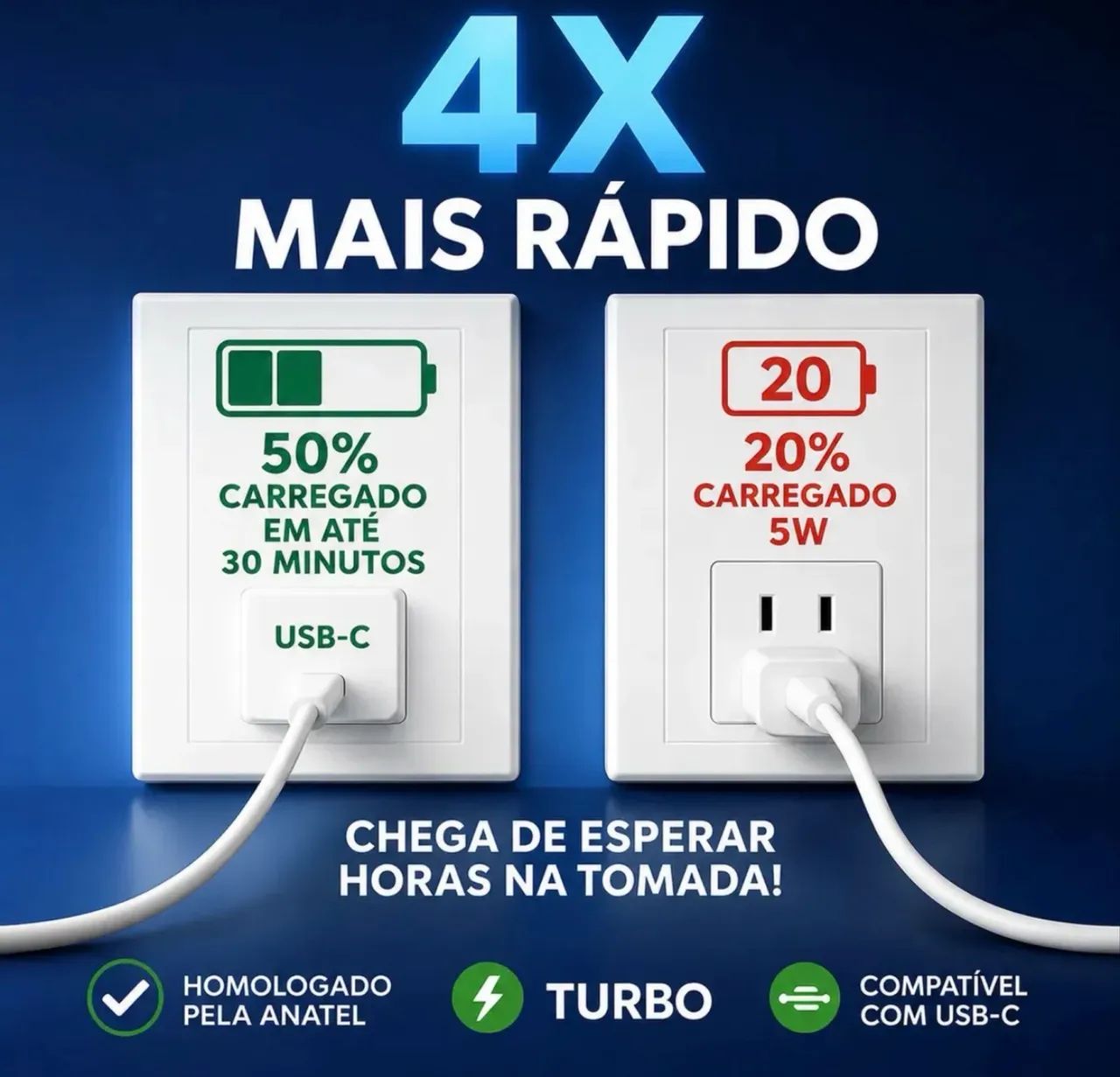 Carregador para celular iPhone  - Foto 5