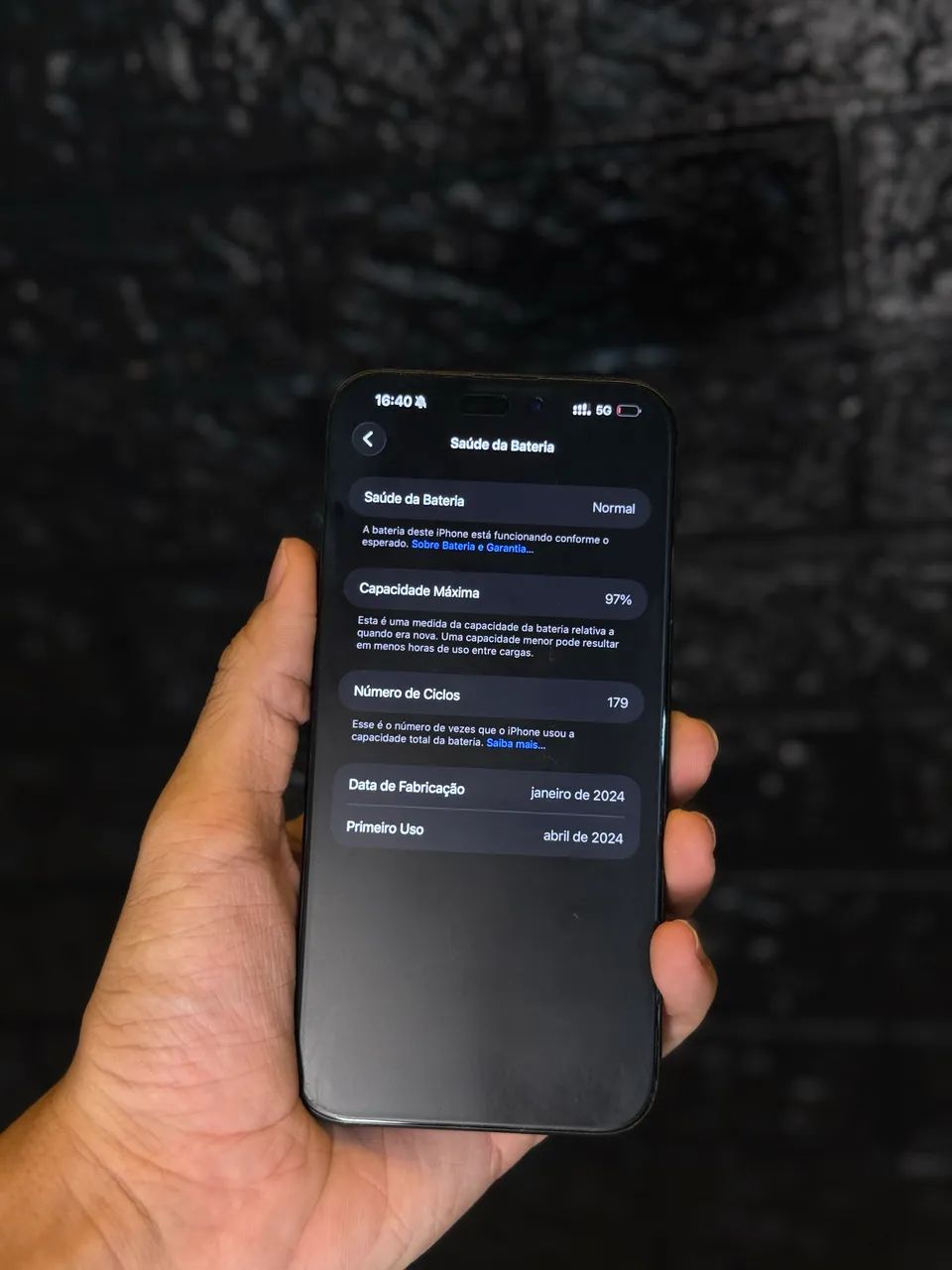 iPhone 15 Pro Max 256gb ( sem Face ID) - Foto 4