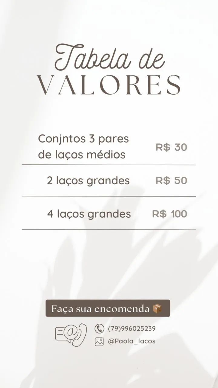 Laços infantil!