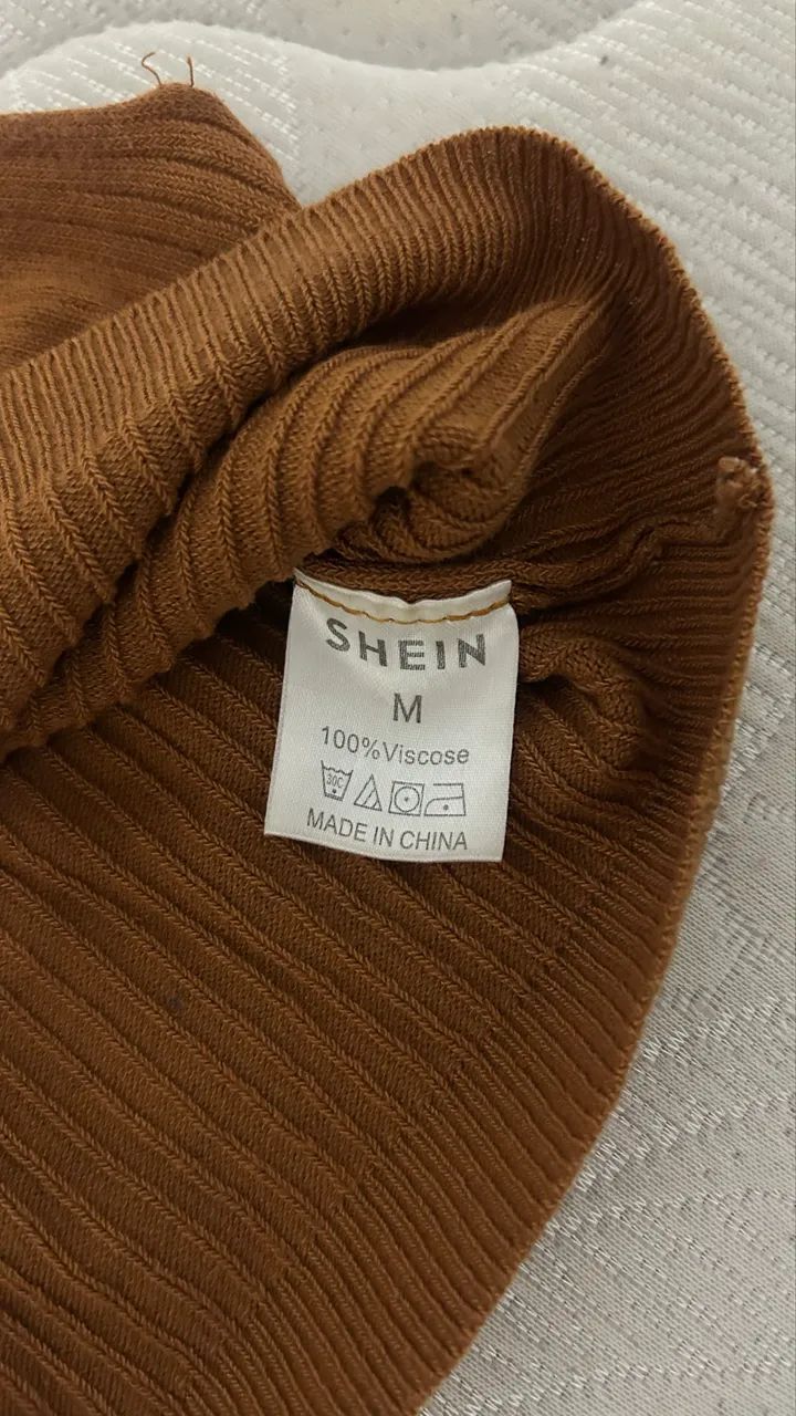 Top Terracota Shein Verao tam M - Foto 2