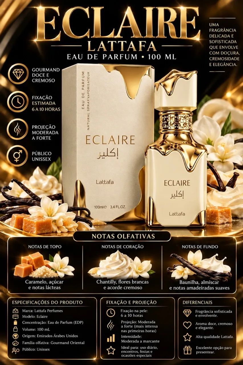 Perfume LATTAFA ECLAIRE - EAU DE PARFUM 100 ML