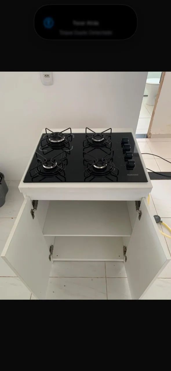 Fogão Cooktop  com armário  - Foto 3