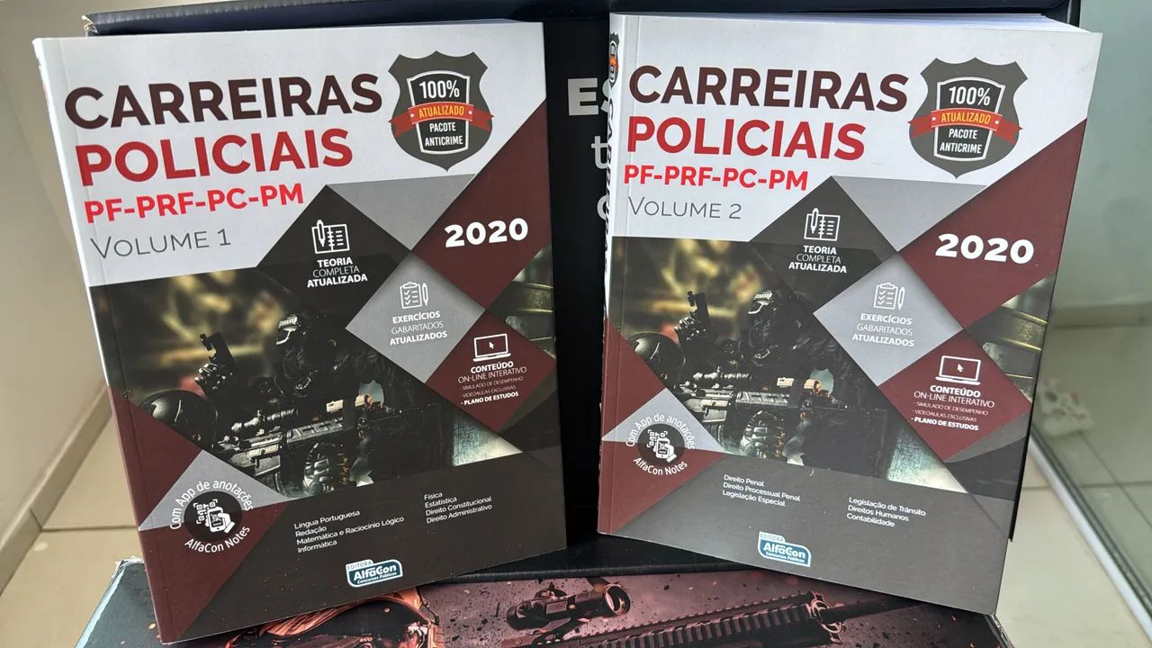 CARREIRAS POLICIAIS VOLUMES 1 e 2