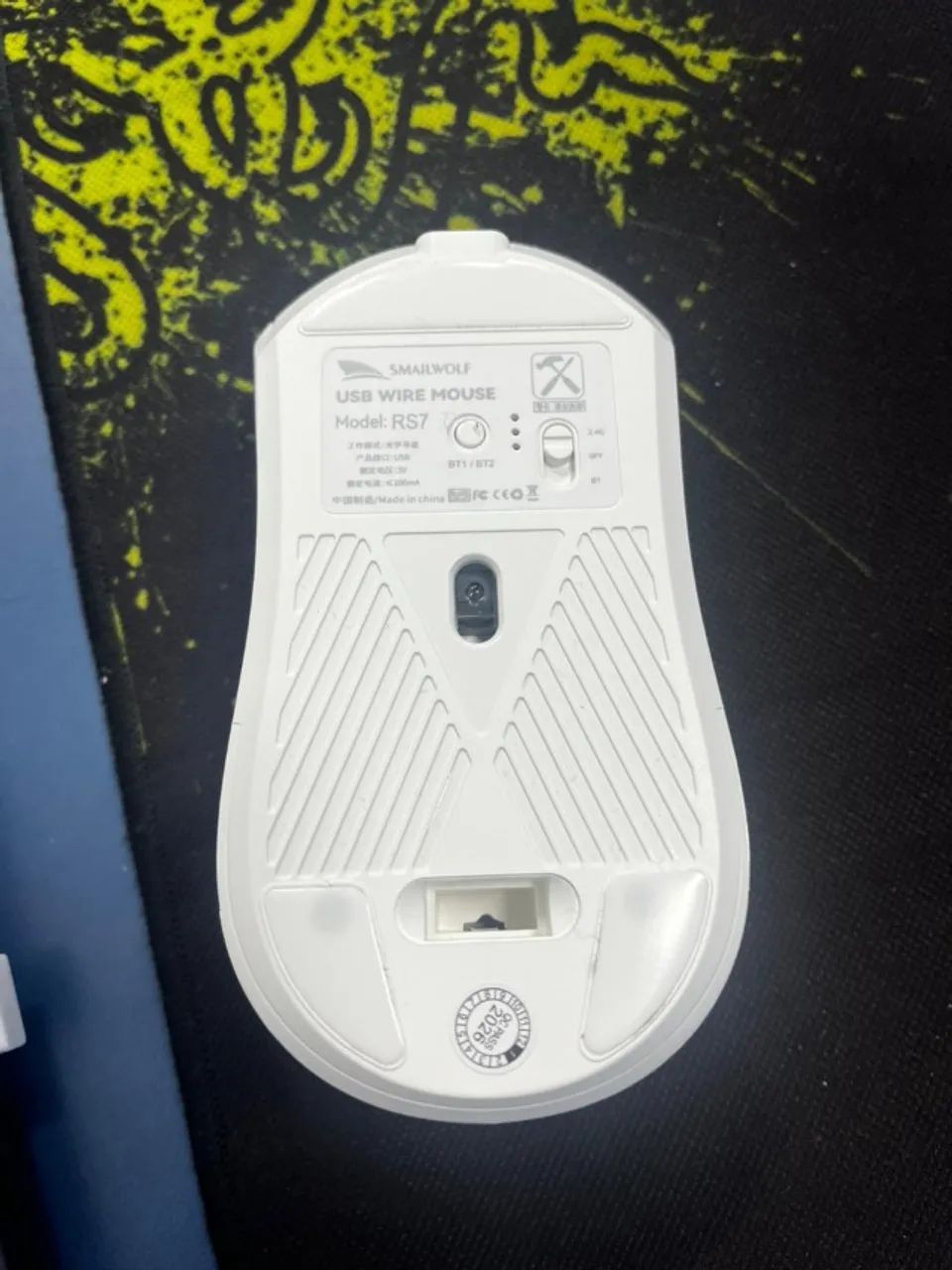Mouse sem fio SMAILWOLF RS7 PAW3311 20000 DPI - Foto 2