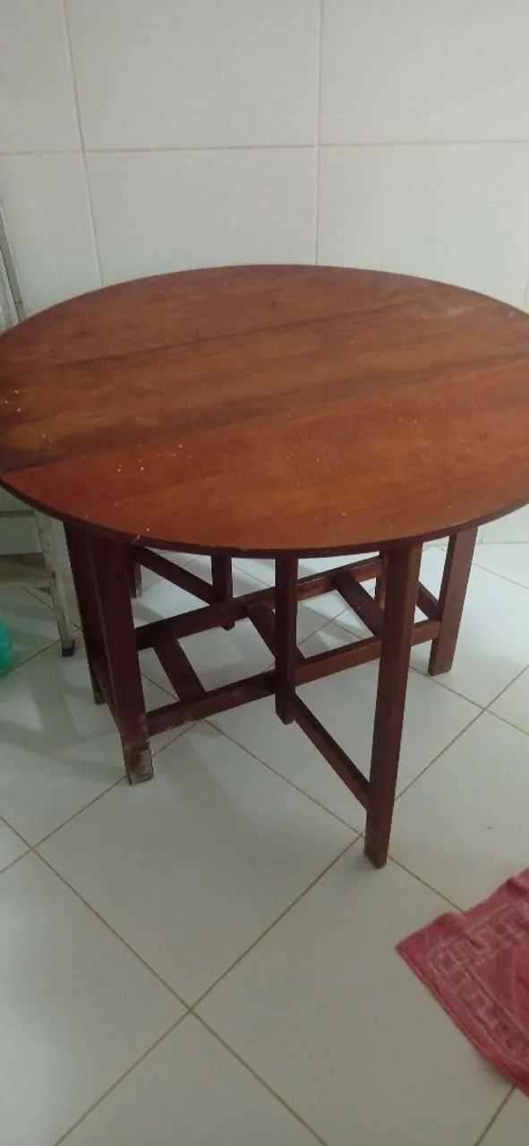 Mesa articulada redonda 