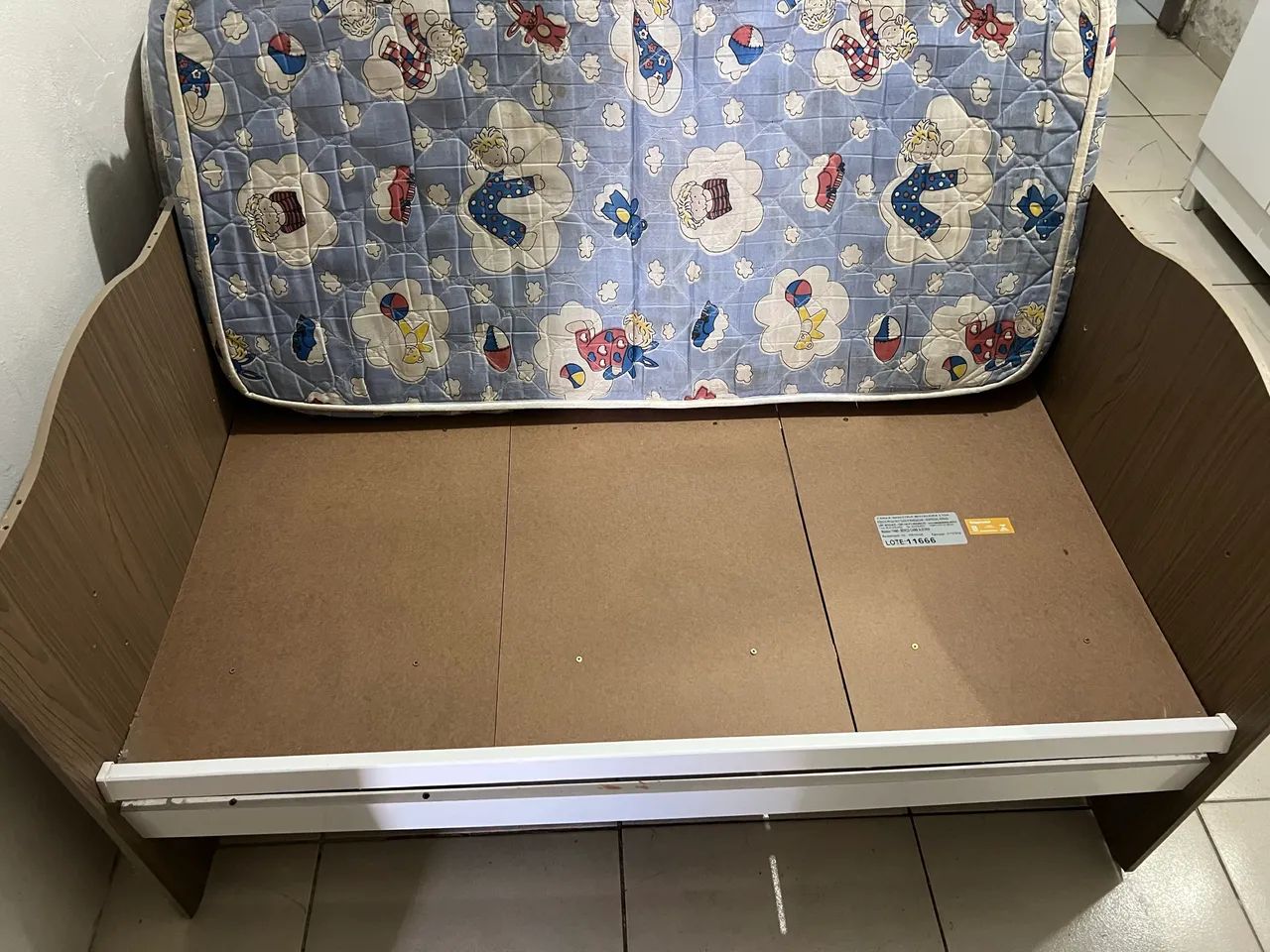 Cama da infantil  já caí com colchão  - Foto 3