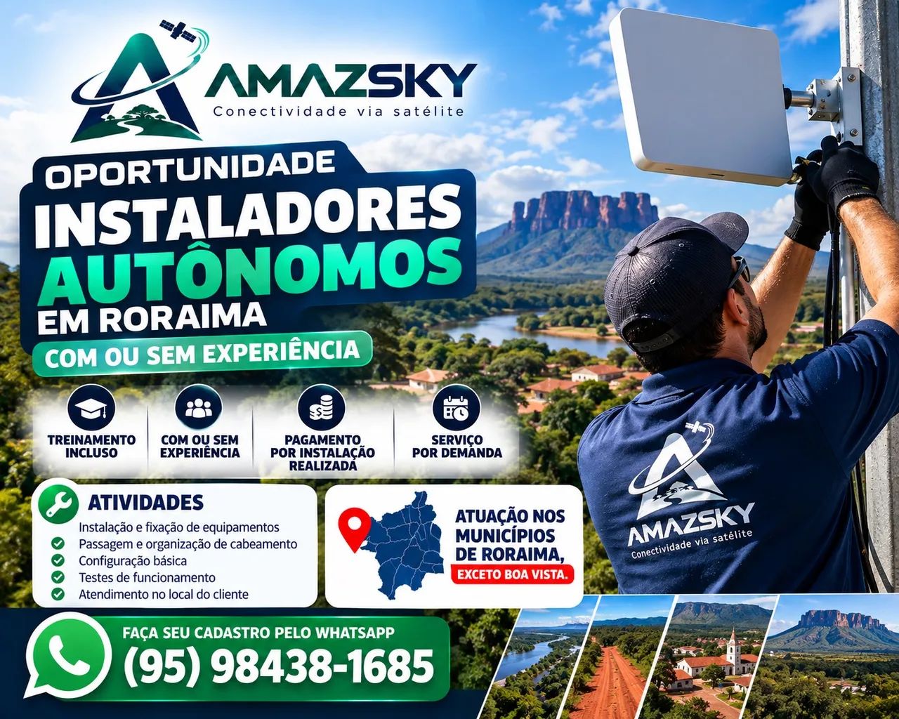 CADASTRO DE INSTALADORES AUTÔNOMOS - RORAIMA