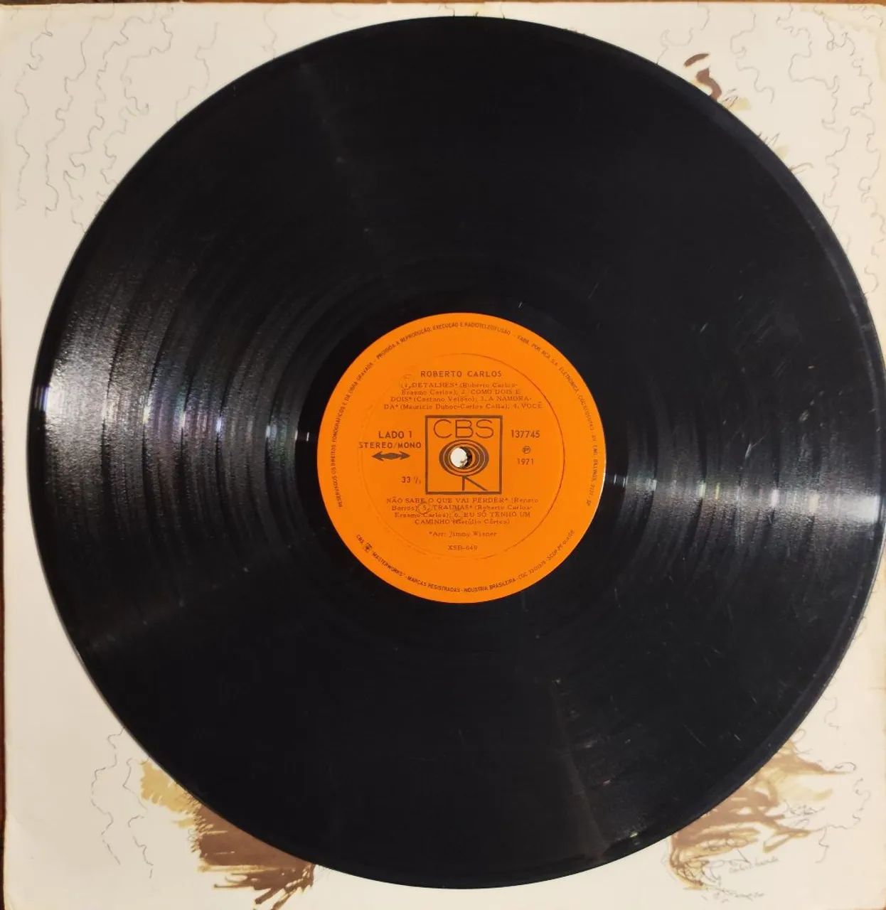 LP Detalhes - Roberto Carlos  - Foto 3