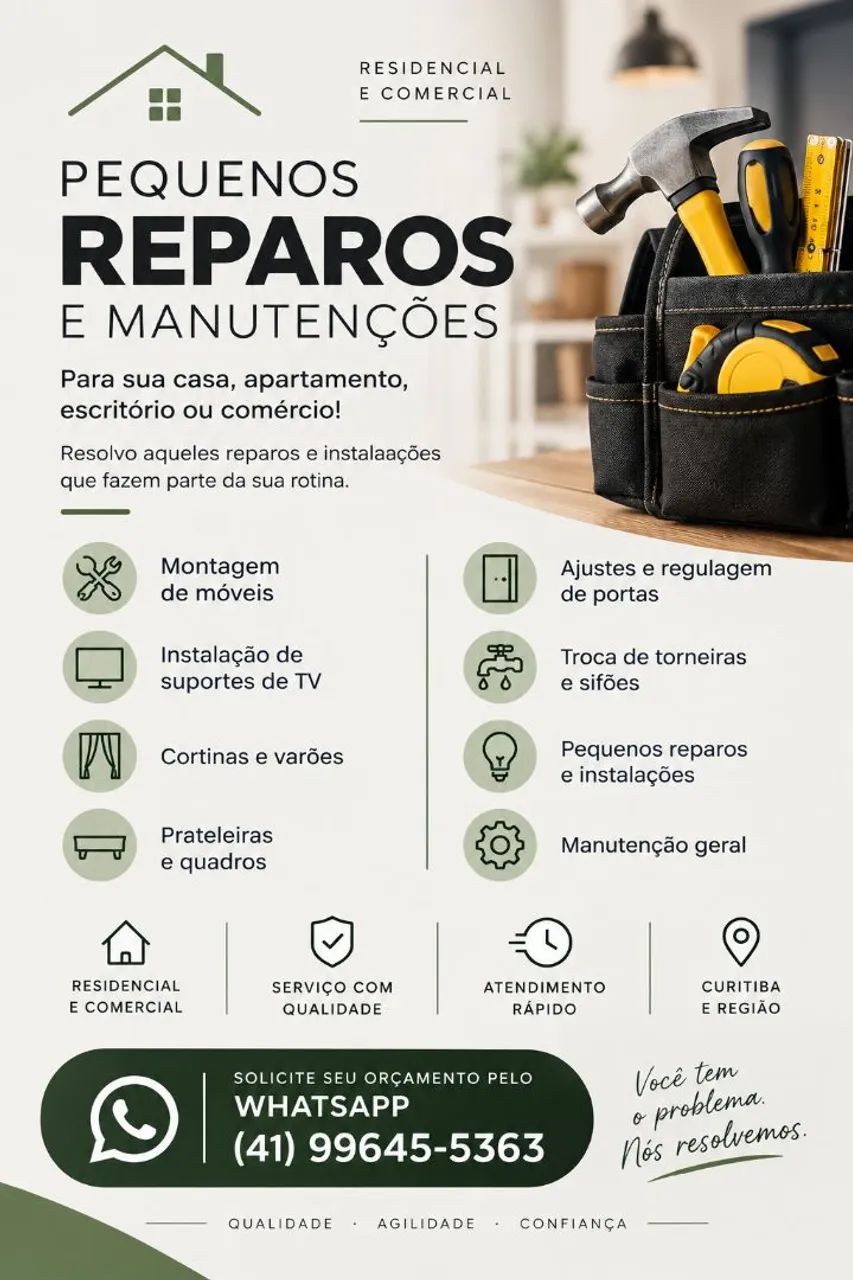 Pequenos Reparos Residenciais e Comerciais 