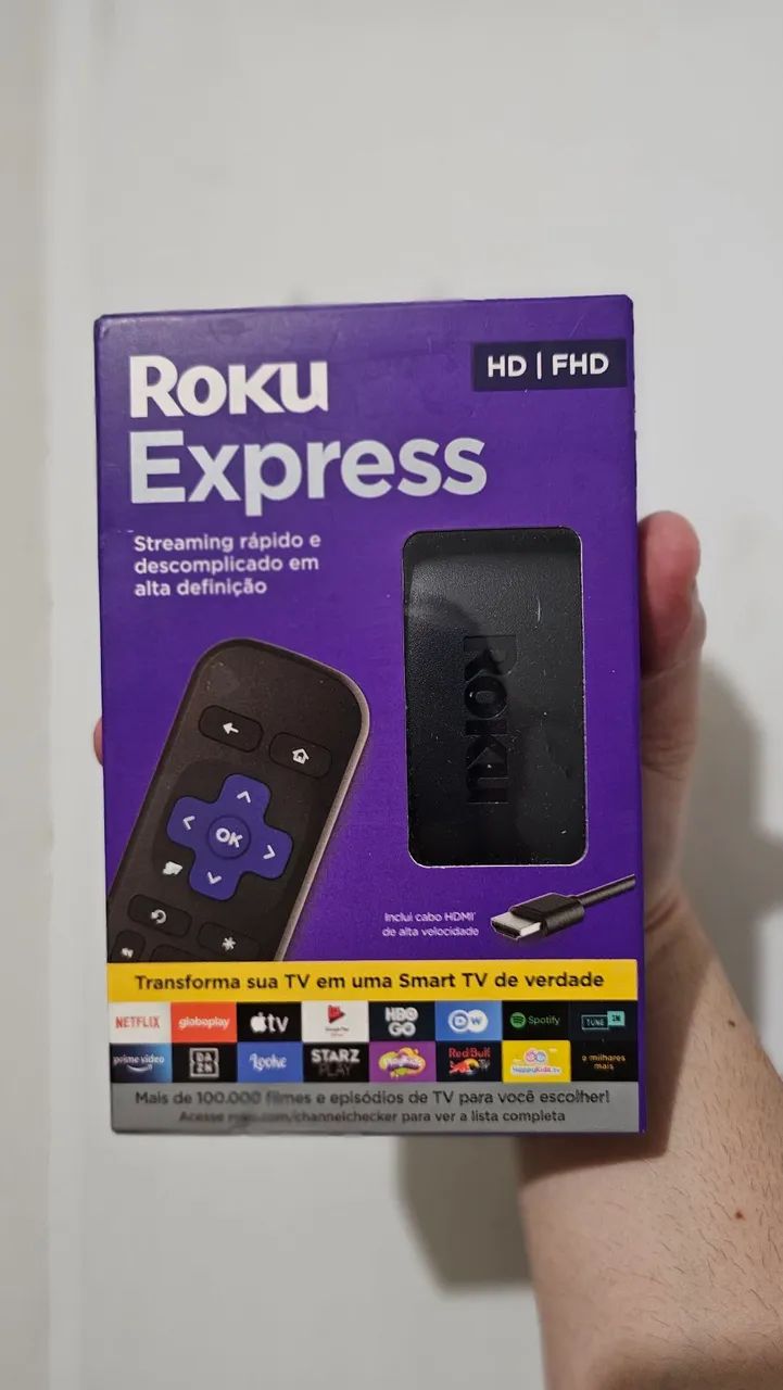 Roku Stick HD (NOVO/LACRADO)