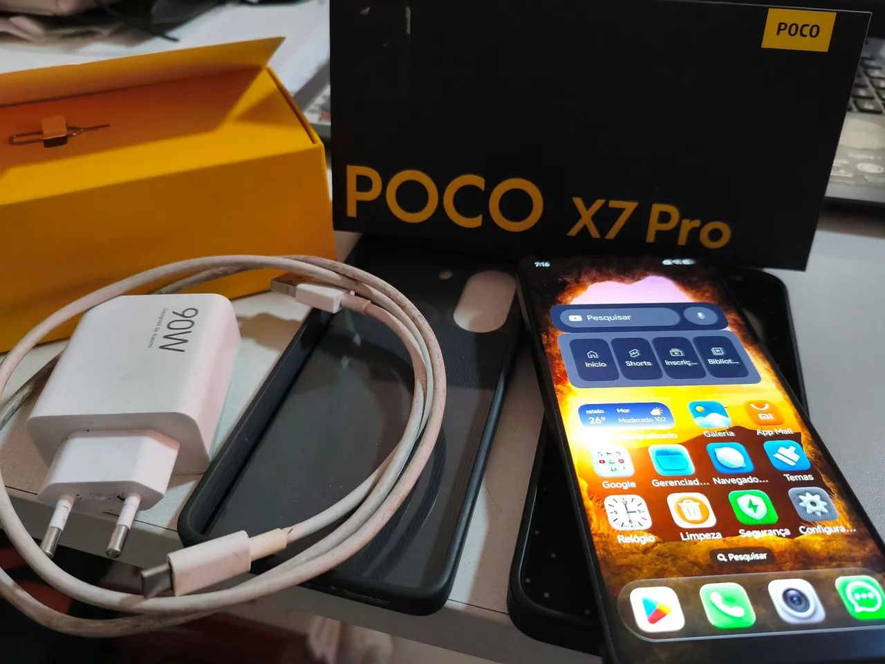 POCO X7 PRO 5G( preço final, o usado mais novo da olx) - Foto 5