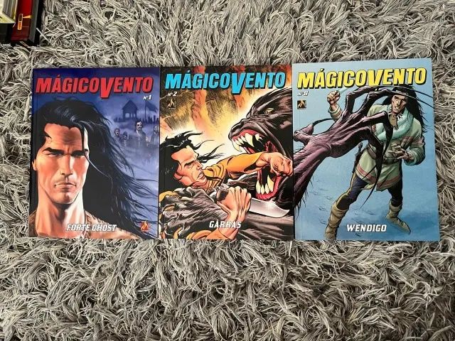 Mágico Vento 01, 02 e 08 de Gianfranco Manfredi - editora Mythos