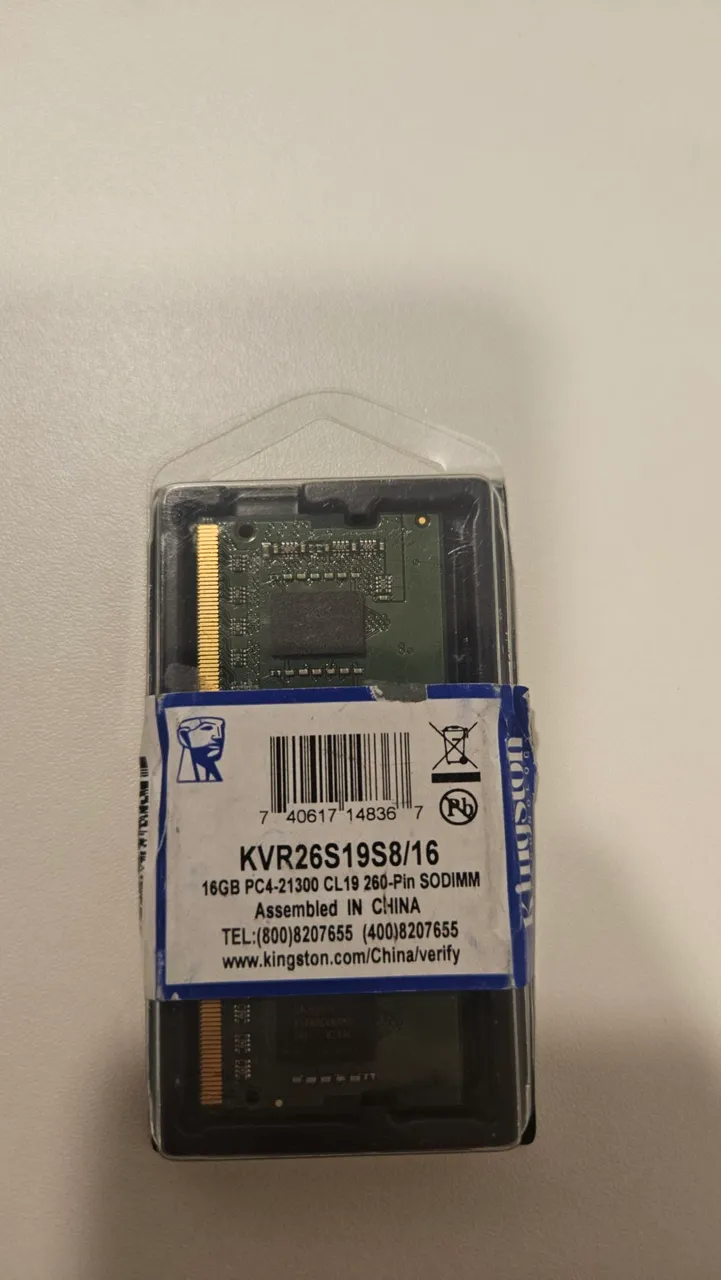 Memória Samsung PC4 2666V 16Gb 2RX8 - Memória RAM - Jardim