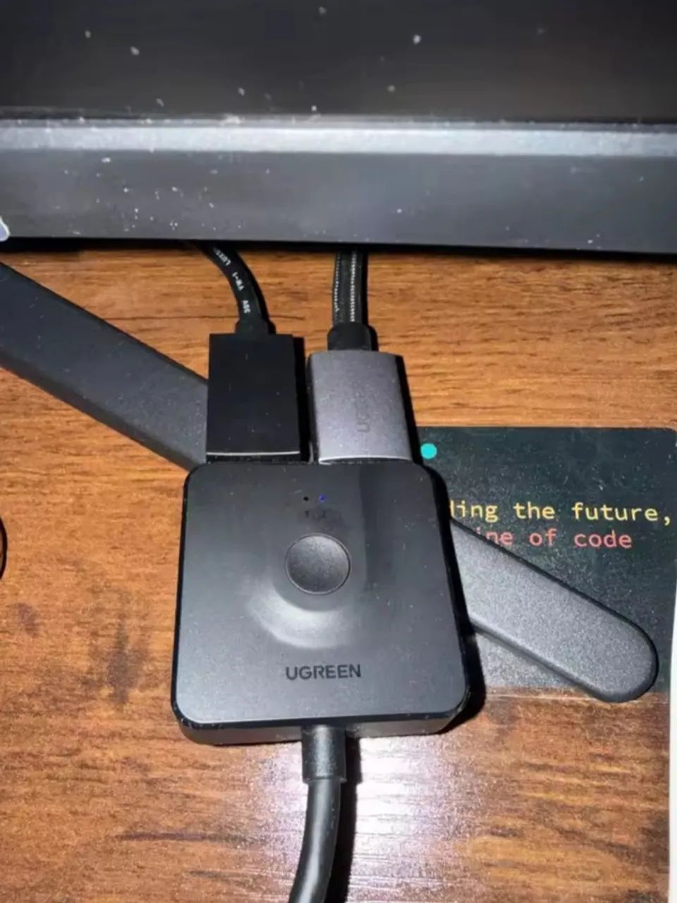 Switch HDMI UGREEN 4K 60Hz | 2 em 1 com Botão Seletor  - Foto 2