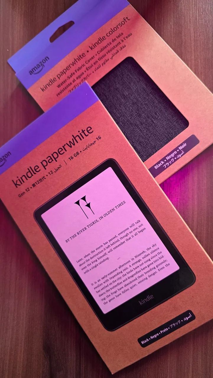 Kindle Paperwhite 16GB Última Geração + Capa Oficial Amazon - Foto 2