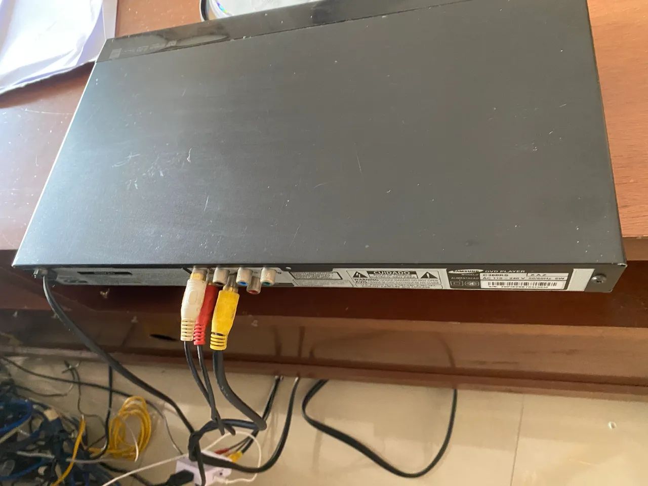 Dvd karaokê samsung c360ks