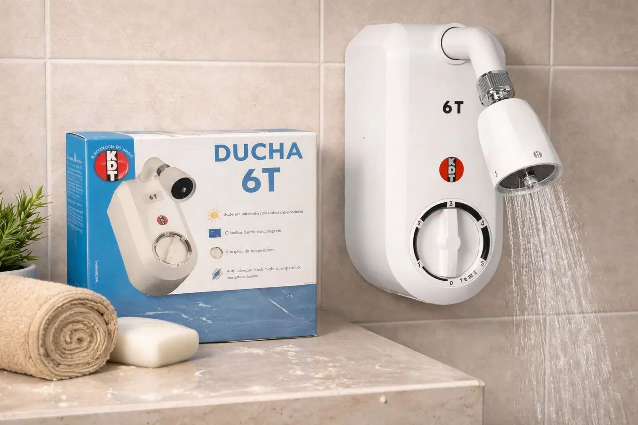 IMPERDÍVEL ***** Ducha KDT 6T 8800 W 220 V
