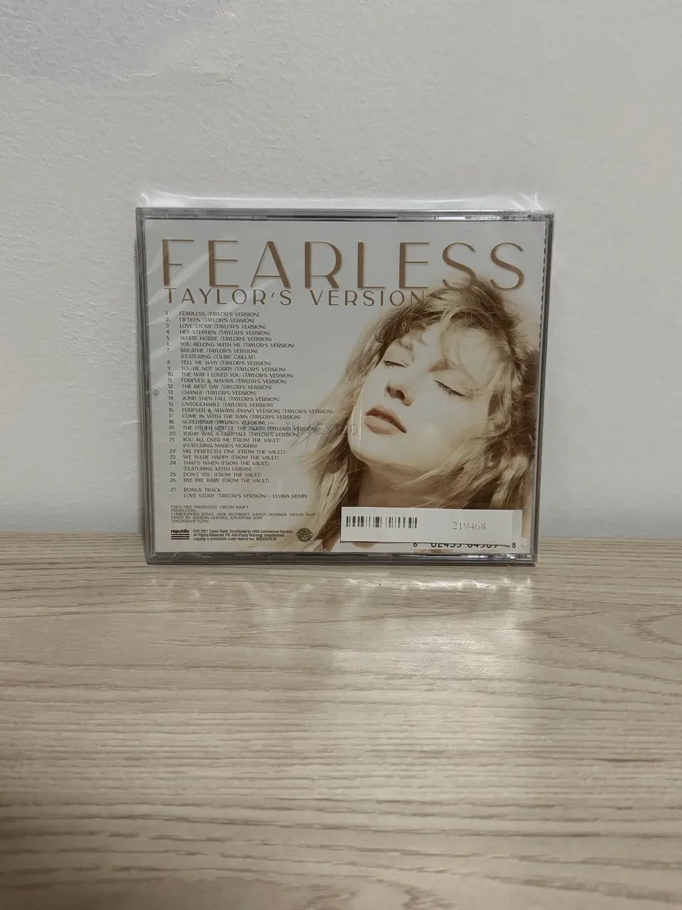 CD autografado Taylor Swift Fearless (Taylor's version) lacrado