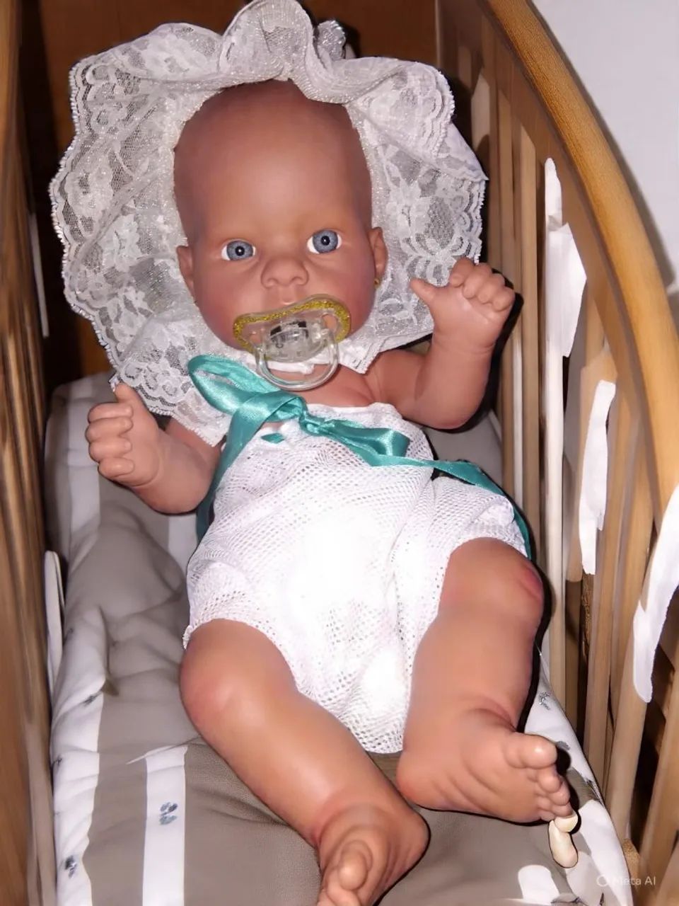 Boneca borracha macia reborn 
