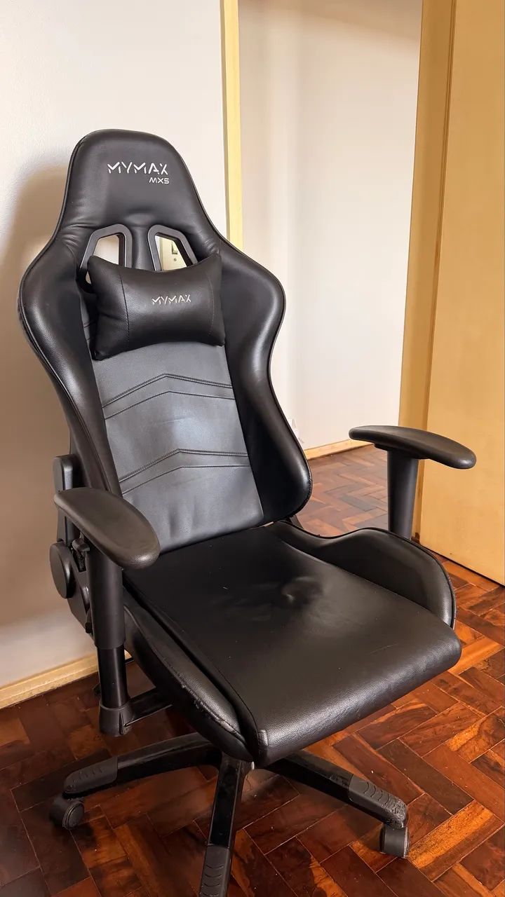 Cadeira Gamer Mymax MX5 Preta - Reclinável, até 150kg