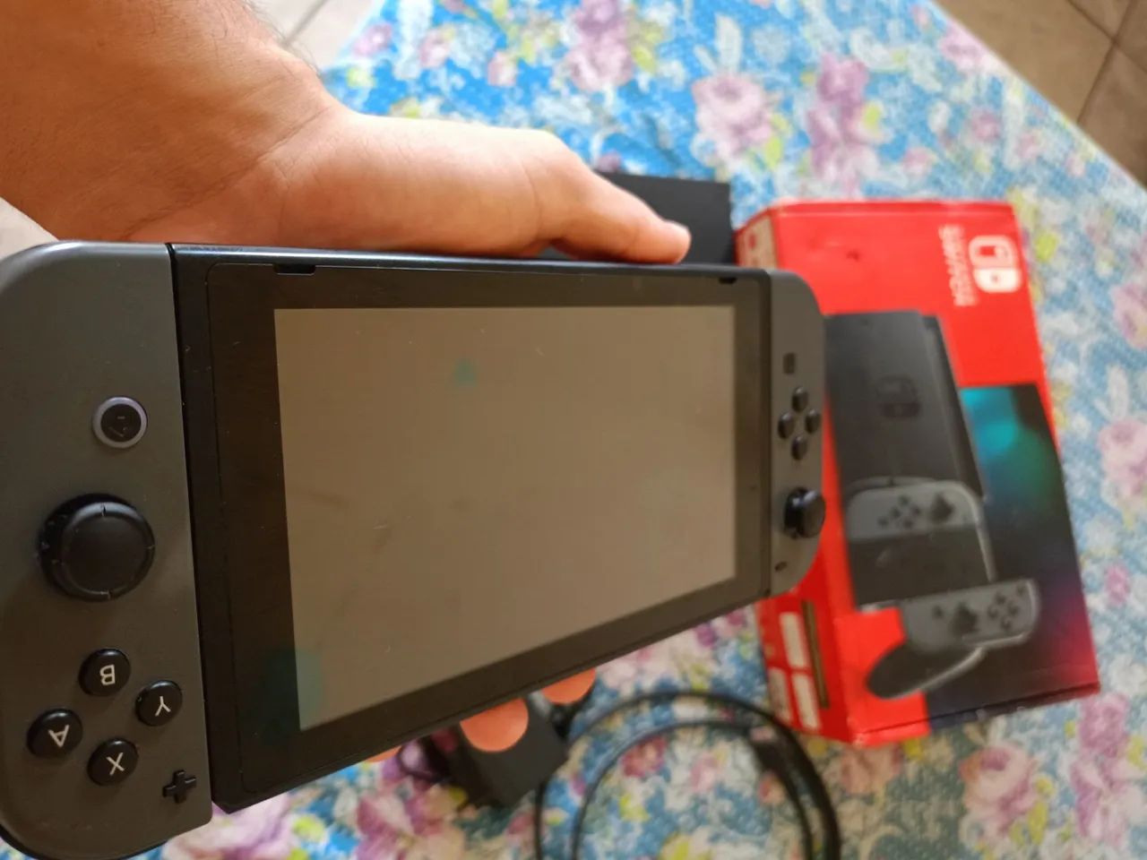 Nintendo switch V2 destravado VIA chip + sd 128gb (cabe uns 15 jogos)  - Foto 2