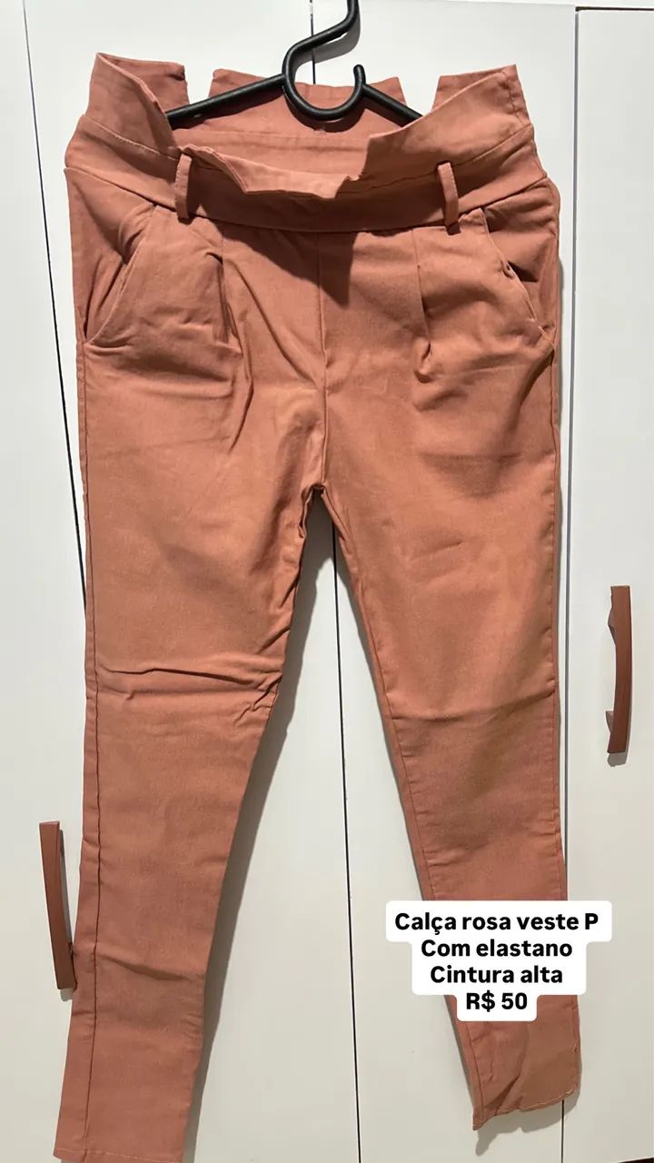 Calça com elastano 