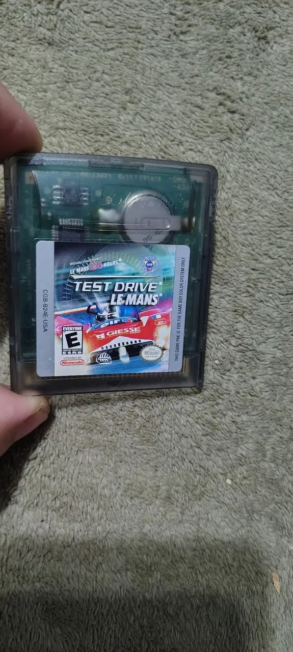 jogo raro do game boy color test drive 