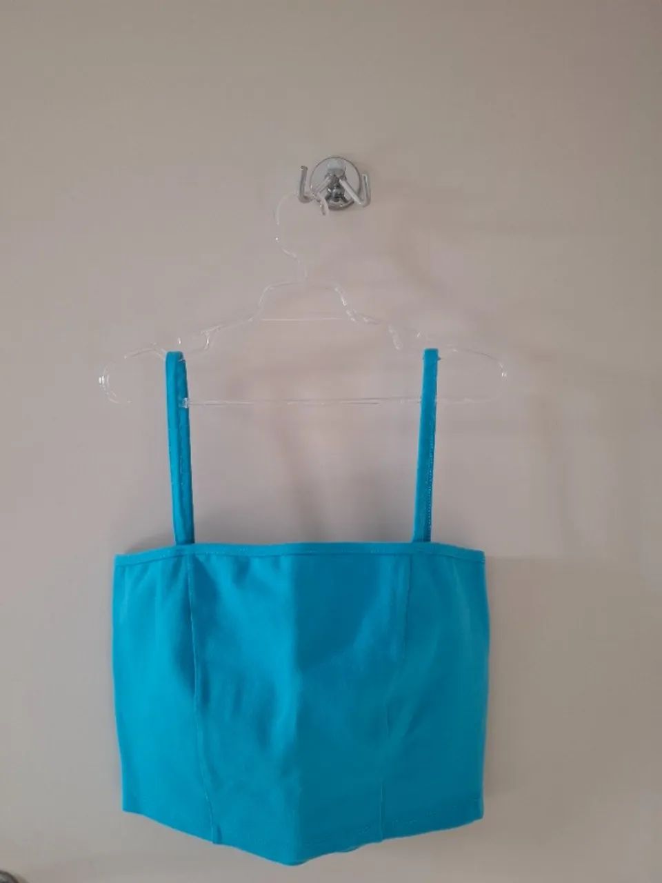 Cropped azul
