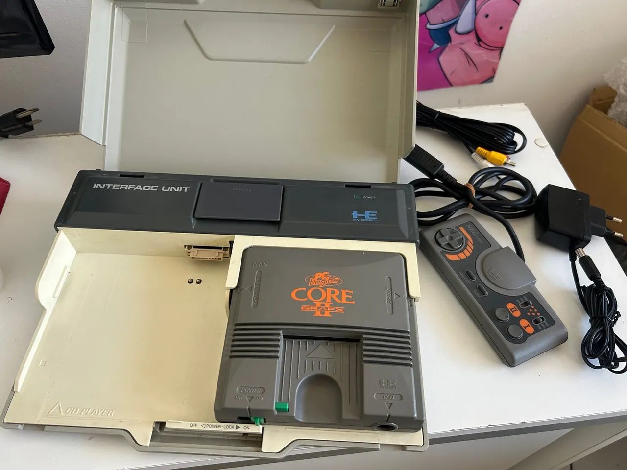 PC Engine Maleta + CoreGrafx ll e acessórios. - Foto 2