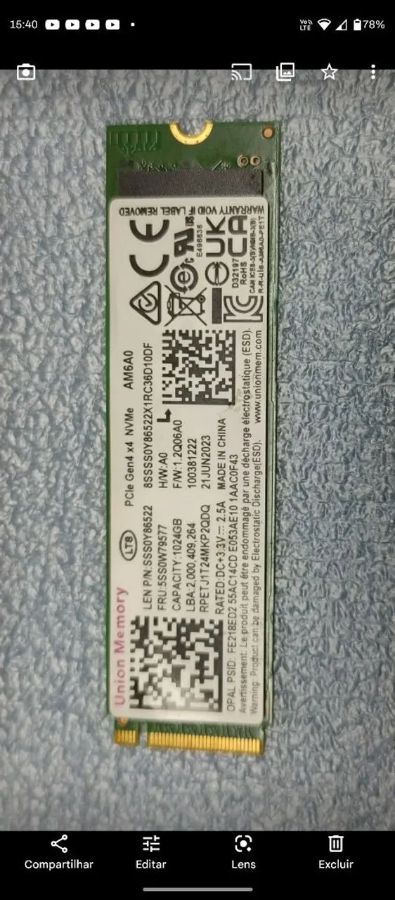 NVME 1TB e 512GB - Foto 2