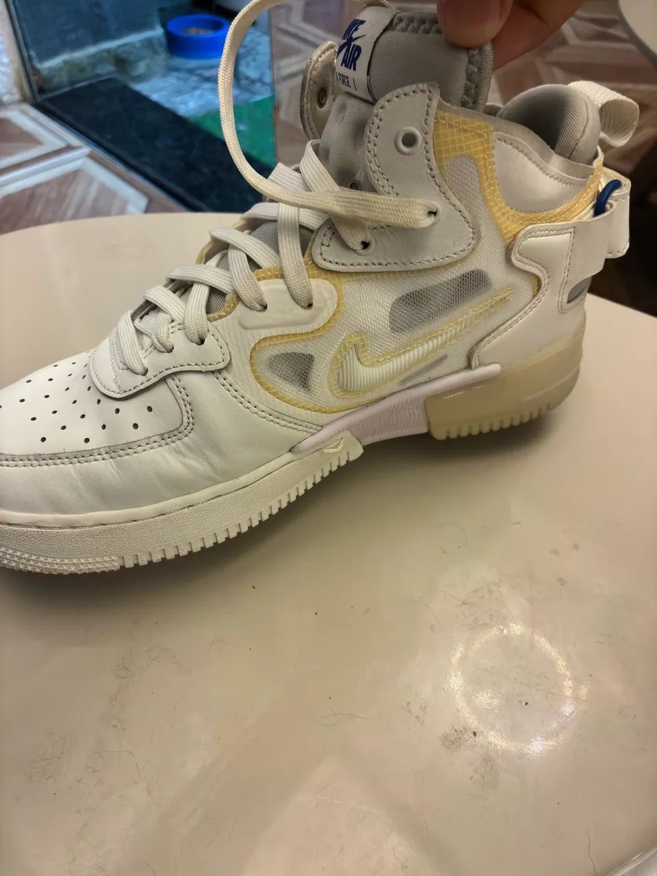 Vendo Nike Air Force 1 Mid React Summit White Original (usado) 40/41 - Foto 2