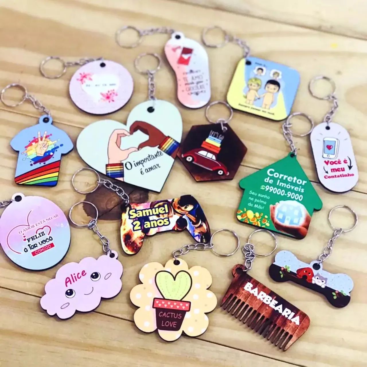 Chaveiro personalizados com nome
