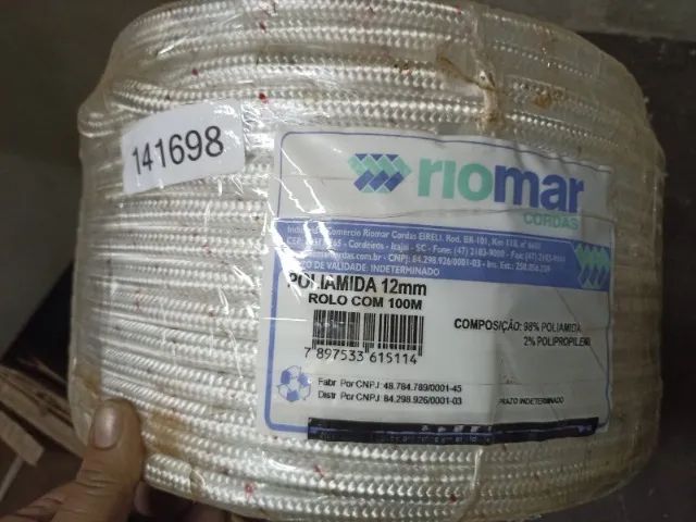  Poliamida 12mm C/100m 141698   (OBSERVAÇÃO  CADA UNIDADE )
