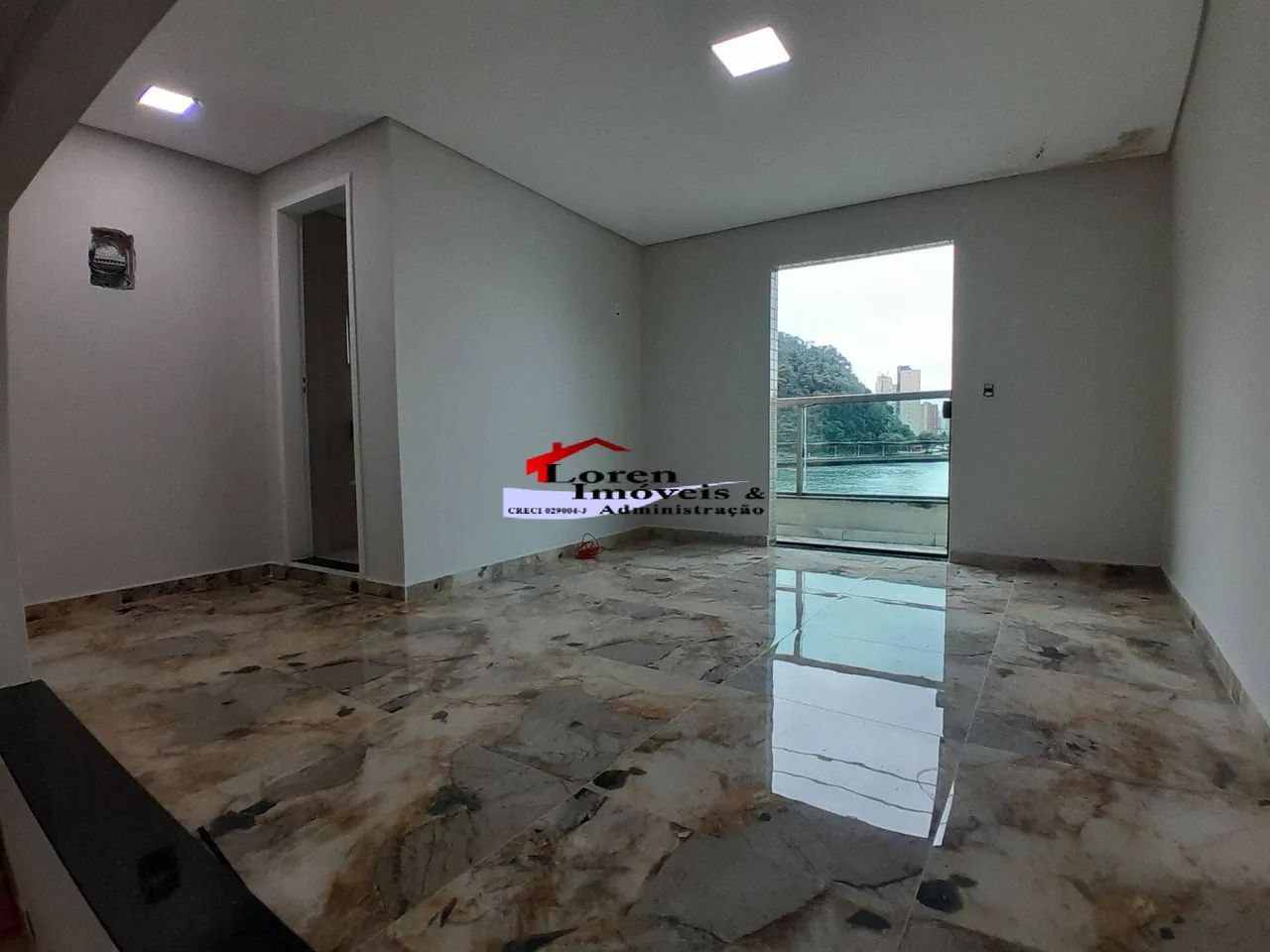 Sala living com vista mar Parque Prainha SV!