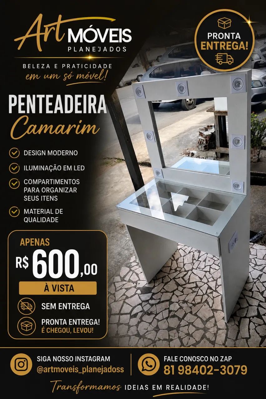 Penteadeira camarim 