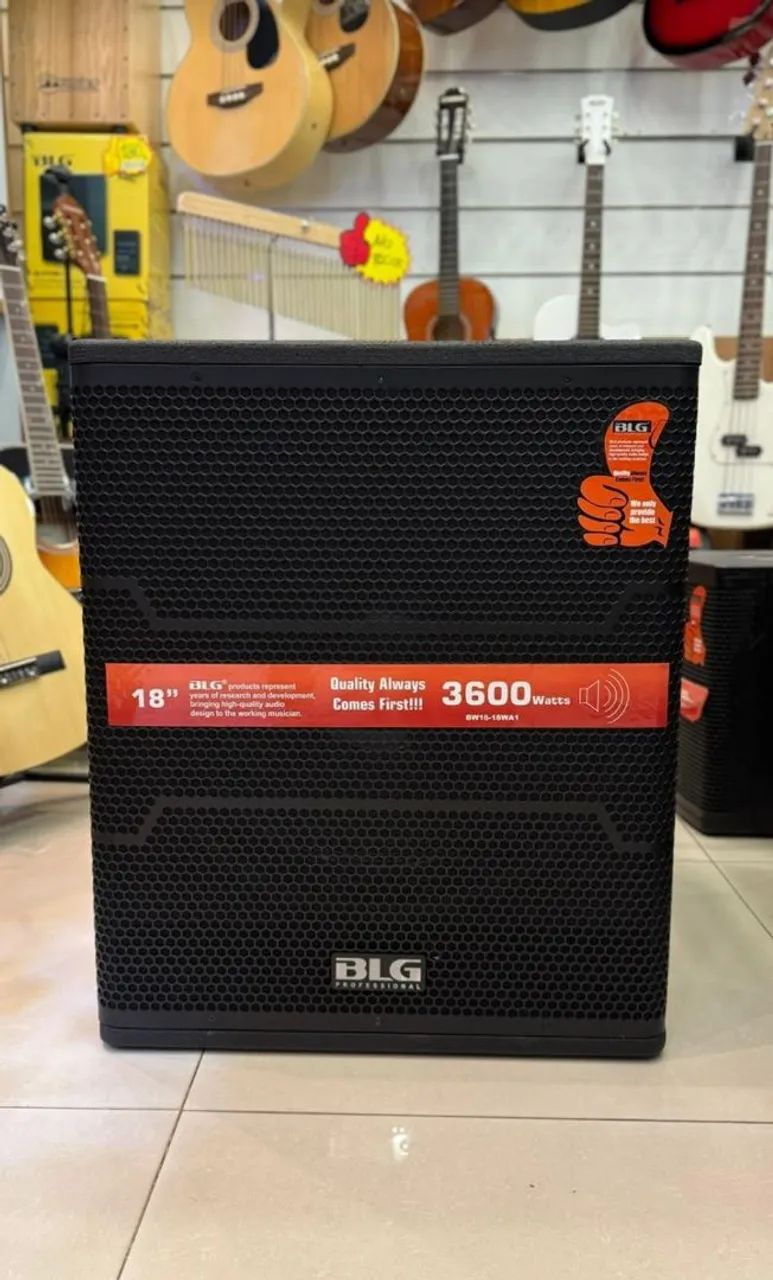  Subwoofer BLG ativo 18 polegadas 3600w nova na,caixa - Foto 2