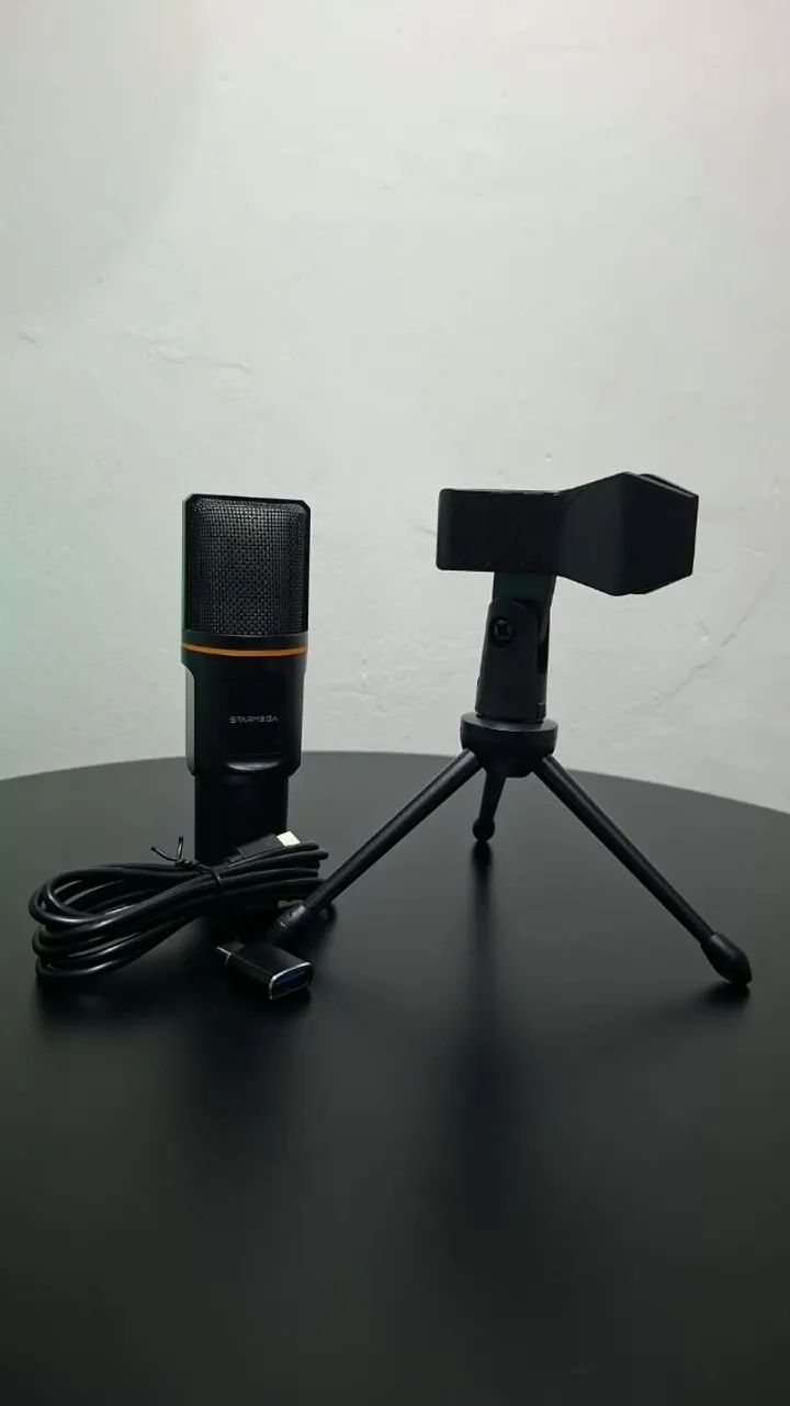 Microfone de Mesa Starmega Novo - Pronta Entrega