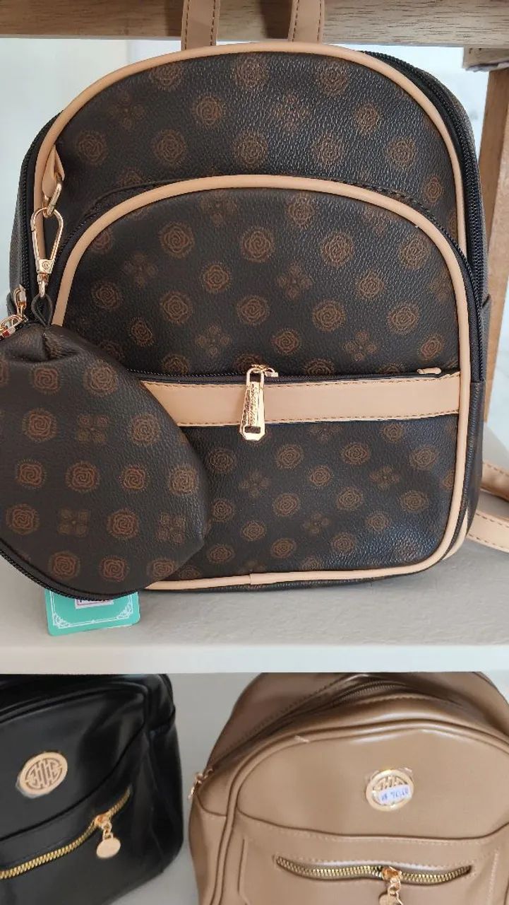 Bolsa feminina mochila cheer e rose - Foto 2