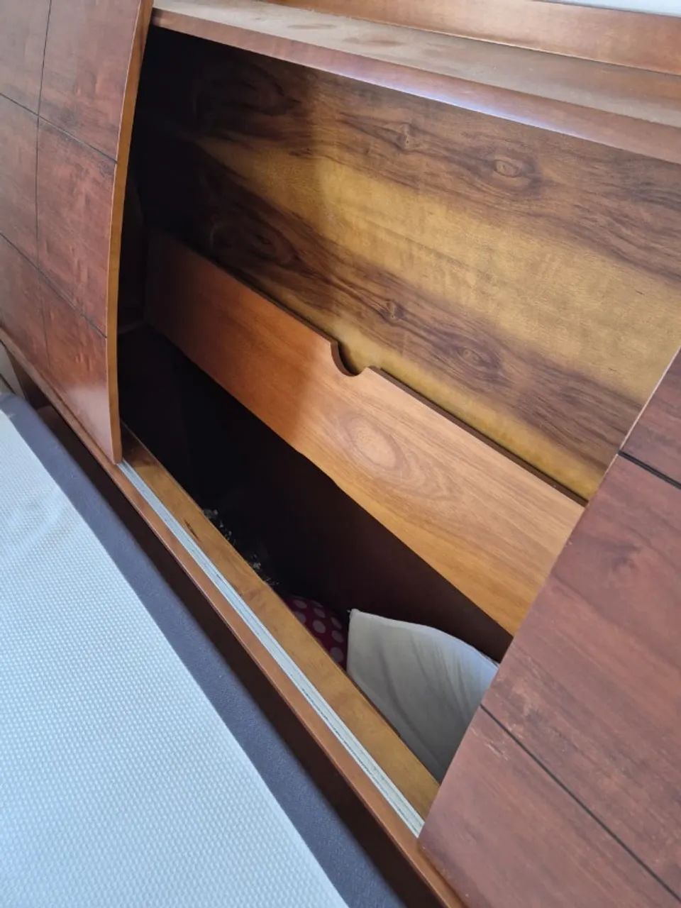 Cama Queen - Imbuia Mel - Foto 5