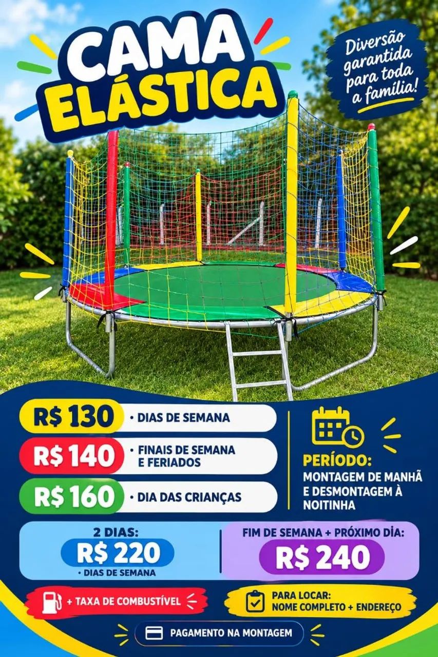 ? Aluguel de Cama Elástica para Festas e Eventos - Diversão Garantida! ? - Foto 2