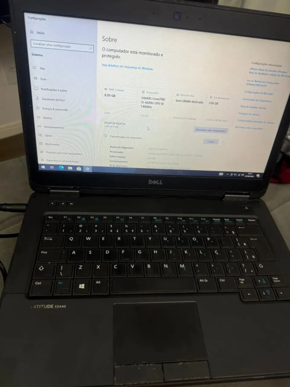 NOTEBOOK DELL LATITUDE E5440 - 8GB RAM 240 GB SSD