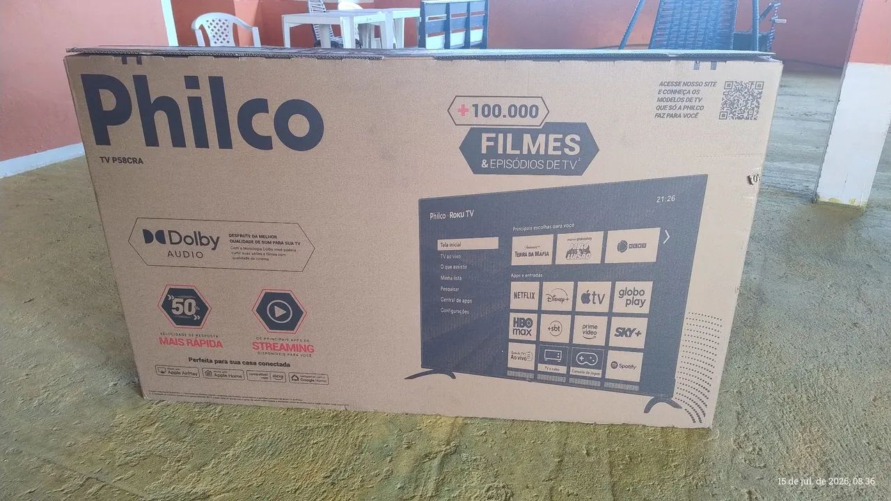 Caixa de tv vazia de 58 polegadas  - Foto 3