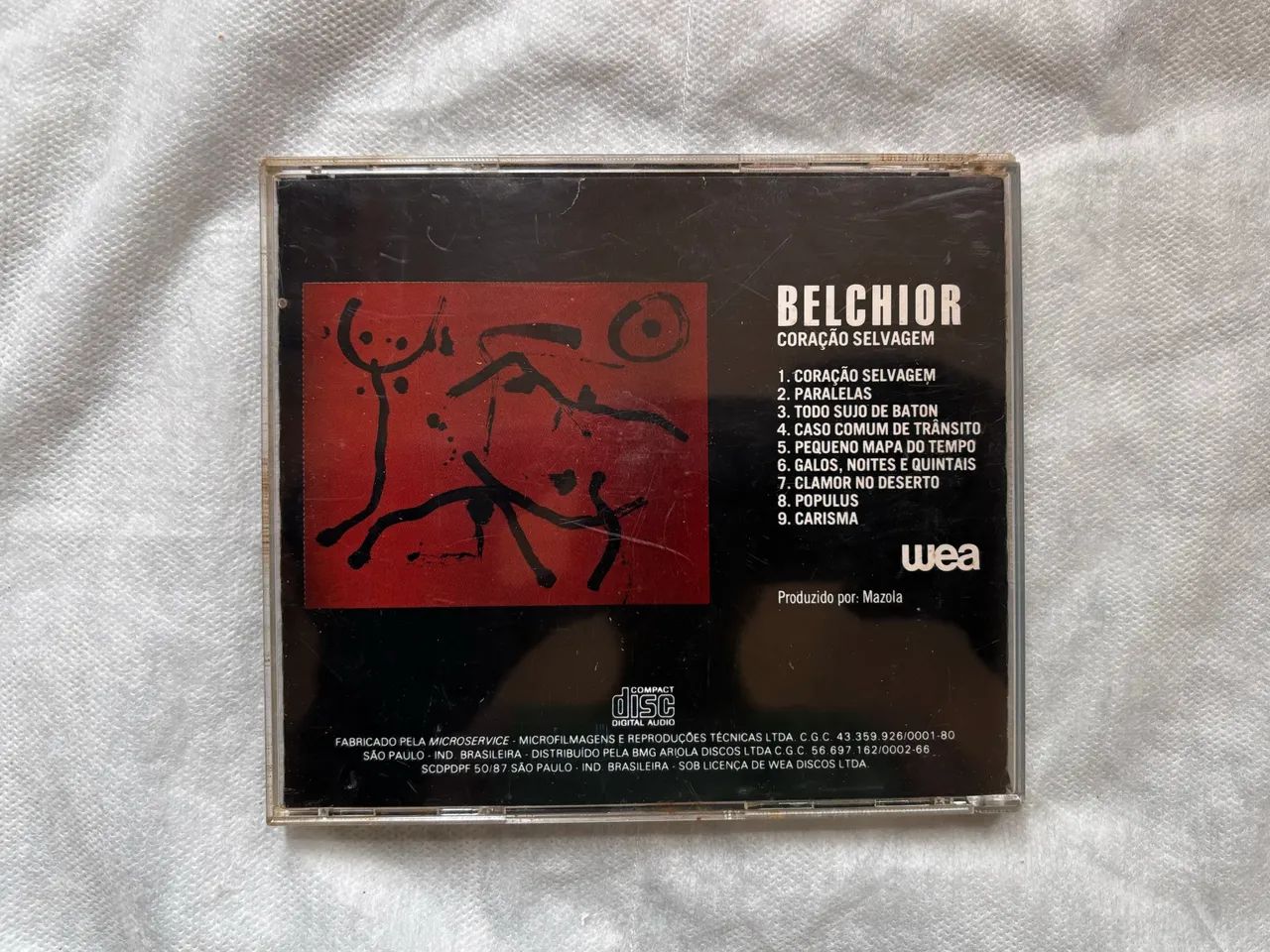 Belchior - Coração Selvagem (CD / 1990) - Foto 2